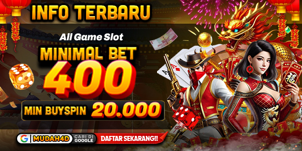 Minimal Bet 100 Perak Mudah4d